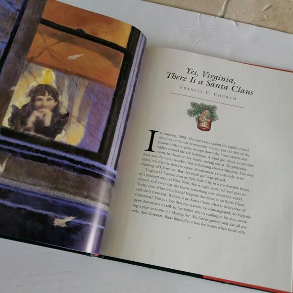 Fireside Al Treasury of Christmas Stories Hardcover w/CD Illustrated Holiday - Picture 3 of 7